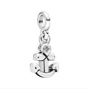 Authentic 925 Sterling Silver My Anchor Micro Mini Dangle Charm Fit ME Bracelets